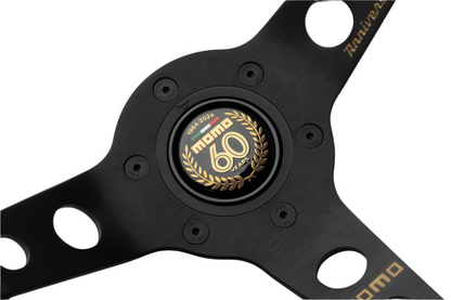 MOMO MOD. 07 Anniversario Racing Steering Wheel - close-up detail