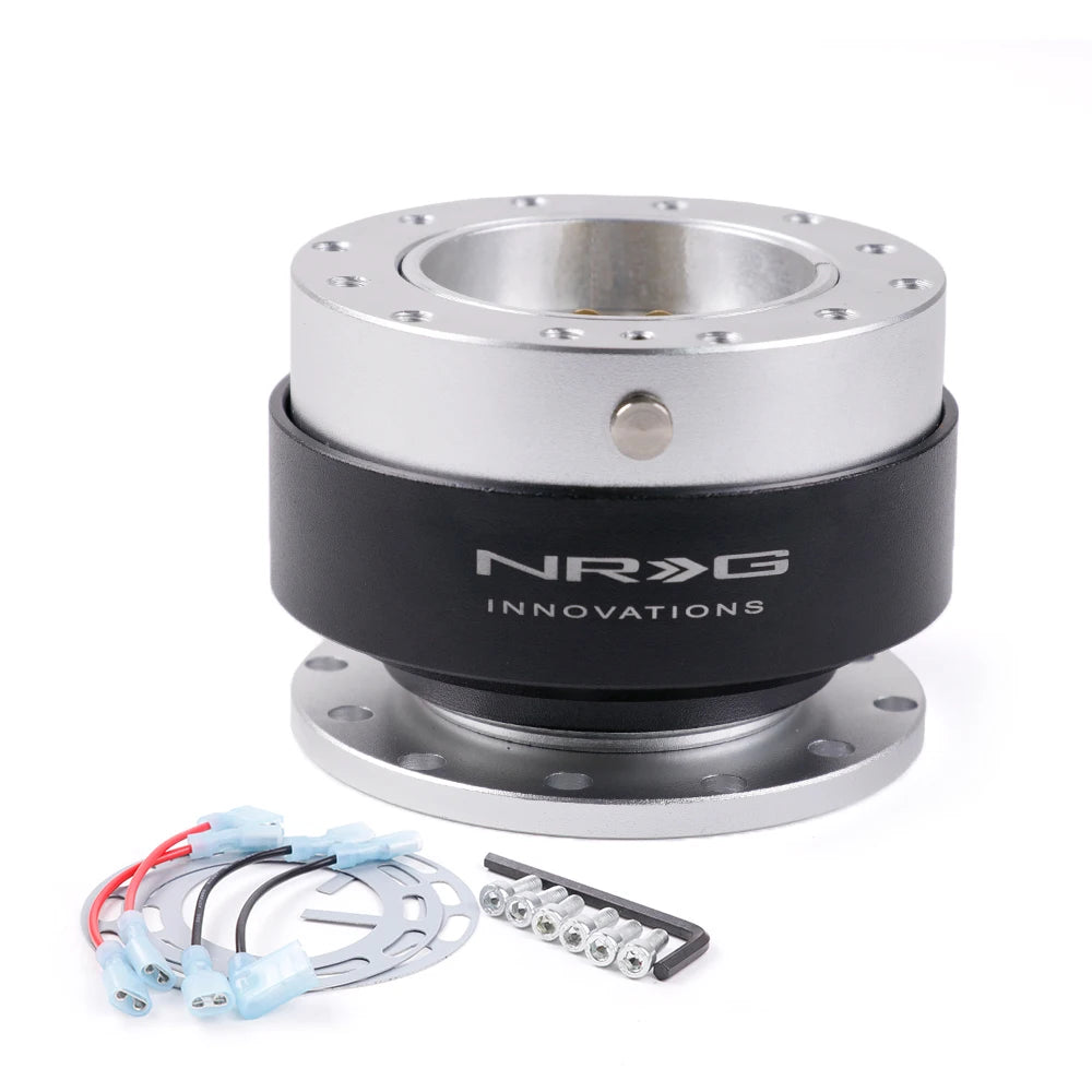 NRG Innovations automotive component with wiring harness on a white background