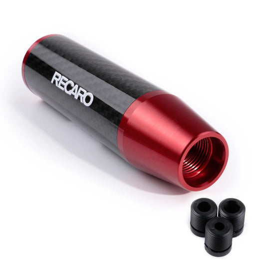 Recaro Carbon Fibre Gear Shift Knob 13cm Red
