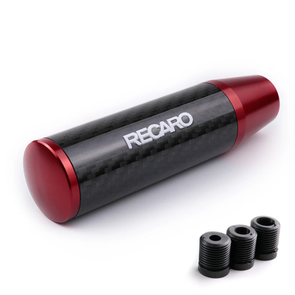 Recaro Carbon Fibre Gear Shift Knob 13cm Red