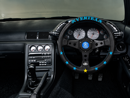Vertex Stars Leather Steering Wheel With Horn Button